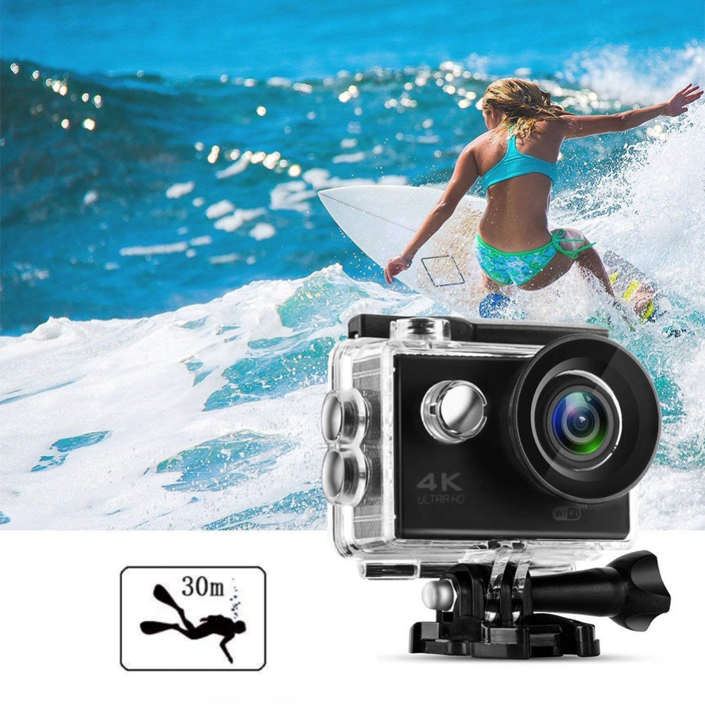 Caméra sport ultra hd 4k étanche avec wifi et télécommande_voghion.com