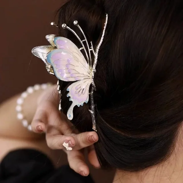 Butterfly Cybercore Hair Clip – Jewels Of Dystopia