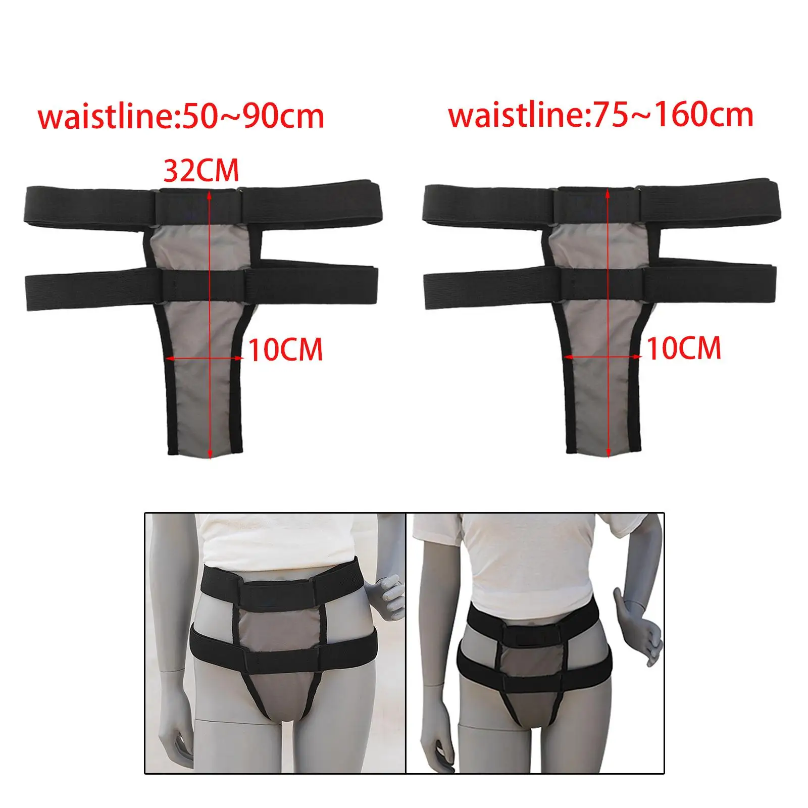 Pelvic Support Belt High Elasticity Recovery Black Uterus Support Girdle for Treating Postpartum Care Dysfunction Dropped Women