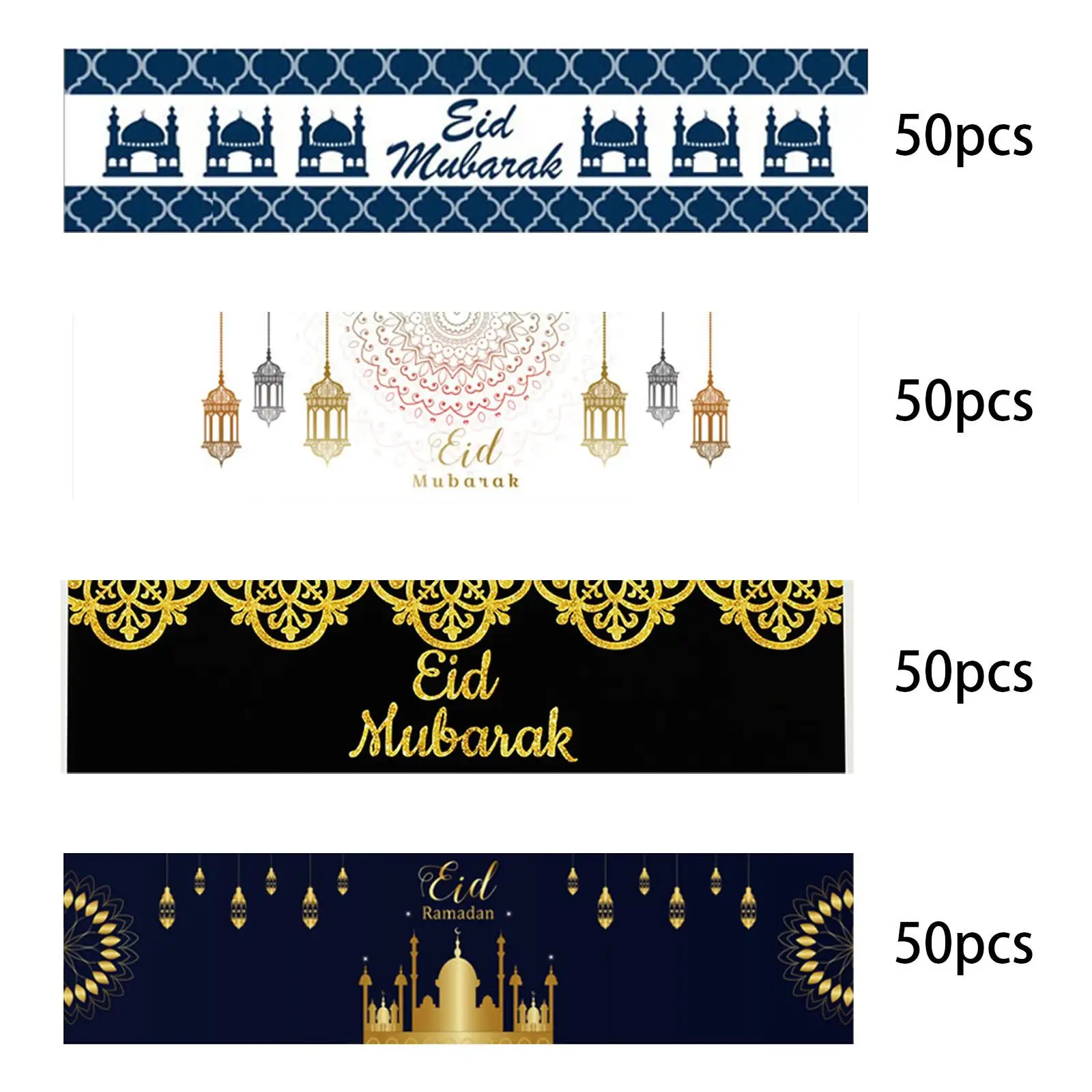 Ramadan Water Bottle Labels Eid Mubarak Welcome Sign DIY Labels for Wedding