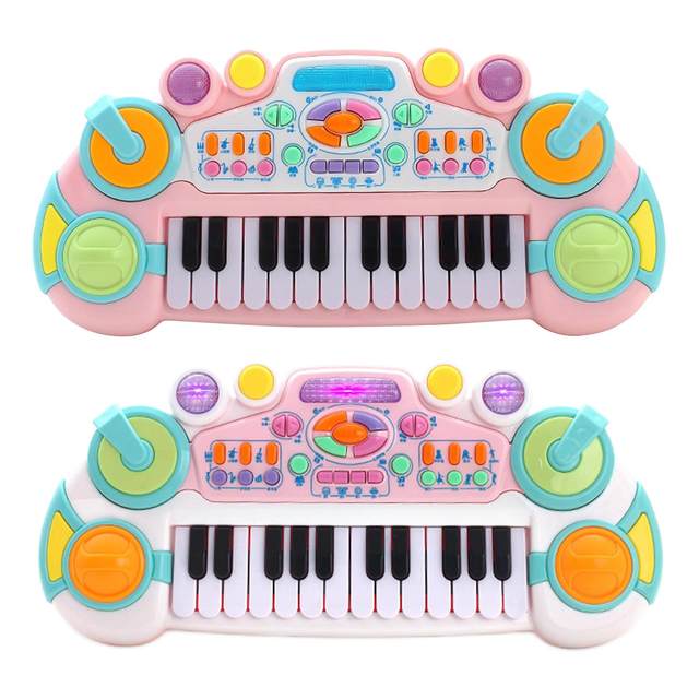 Crianças multi-função música órgão eletrônico pequena menina do sexo  masculino bebê piano infantil brinquedos educativos 2-3-4 anos de idade -  AliExpress