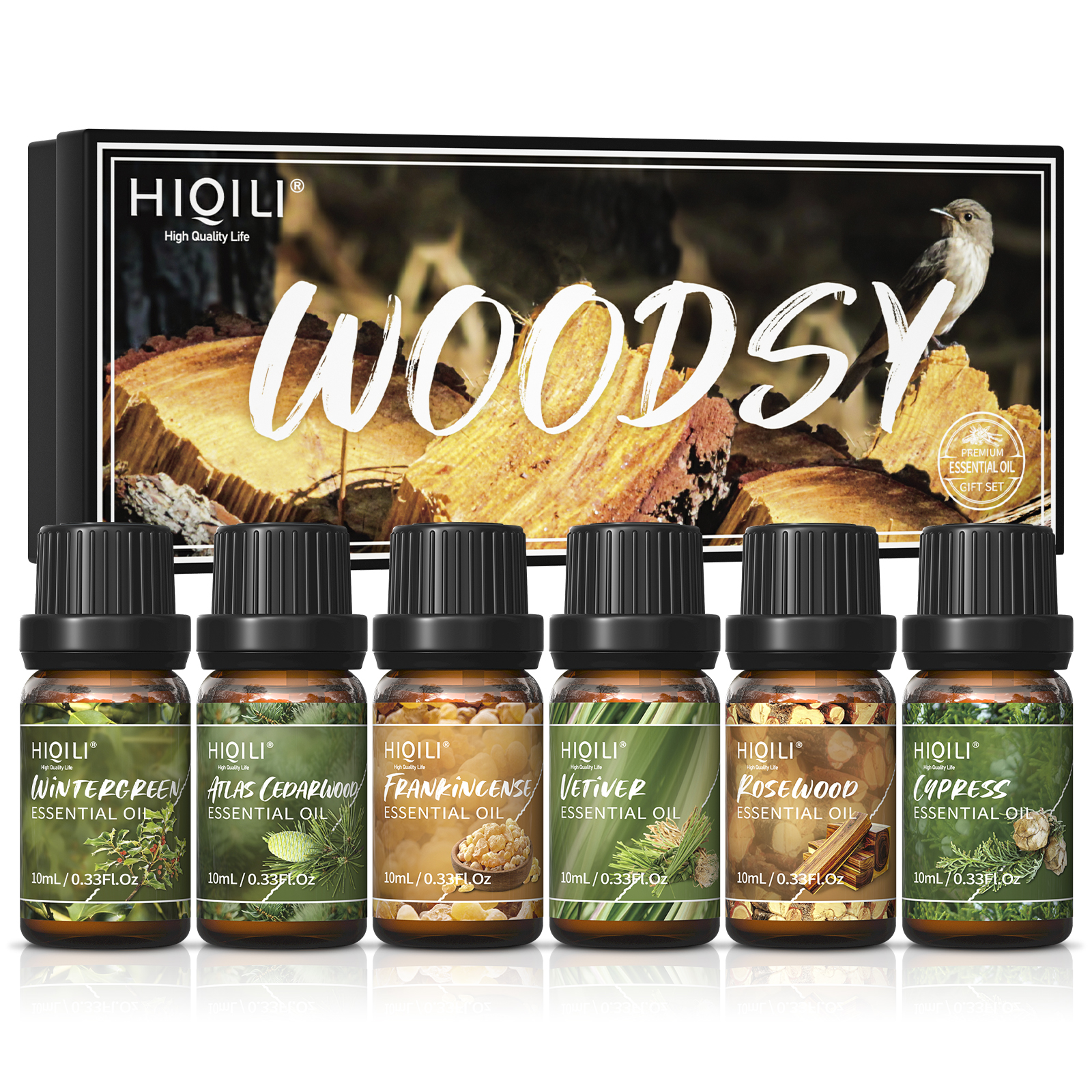 Best of HIQILI Fragrance Oils Set-Woody Theme TOP 6 Gift Set Use For Aromatherapy, Diffuser, Humidifier, Candles Car, Home, Hotel, Travel Reviews & Tips