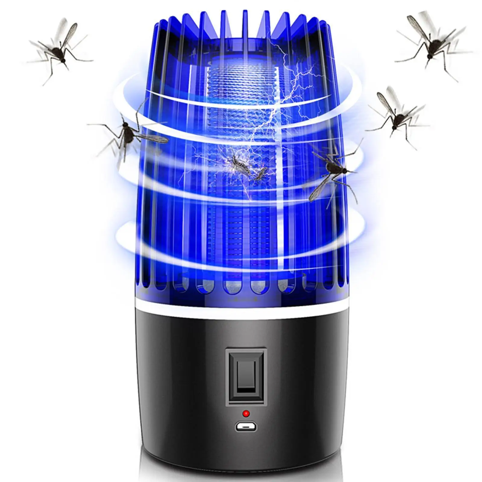 Electric Flying Fly Trap Bug Zapper for Garden Bedroom Home