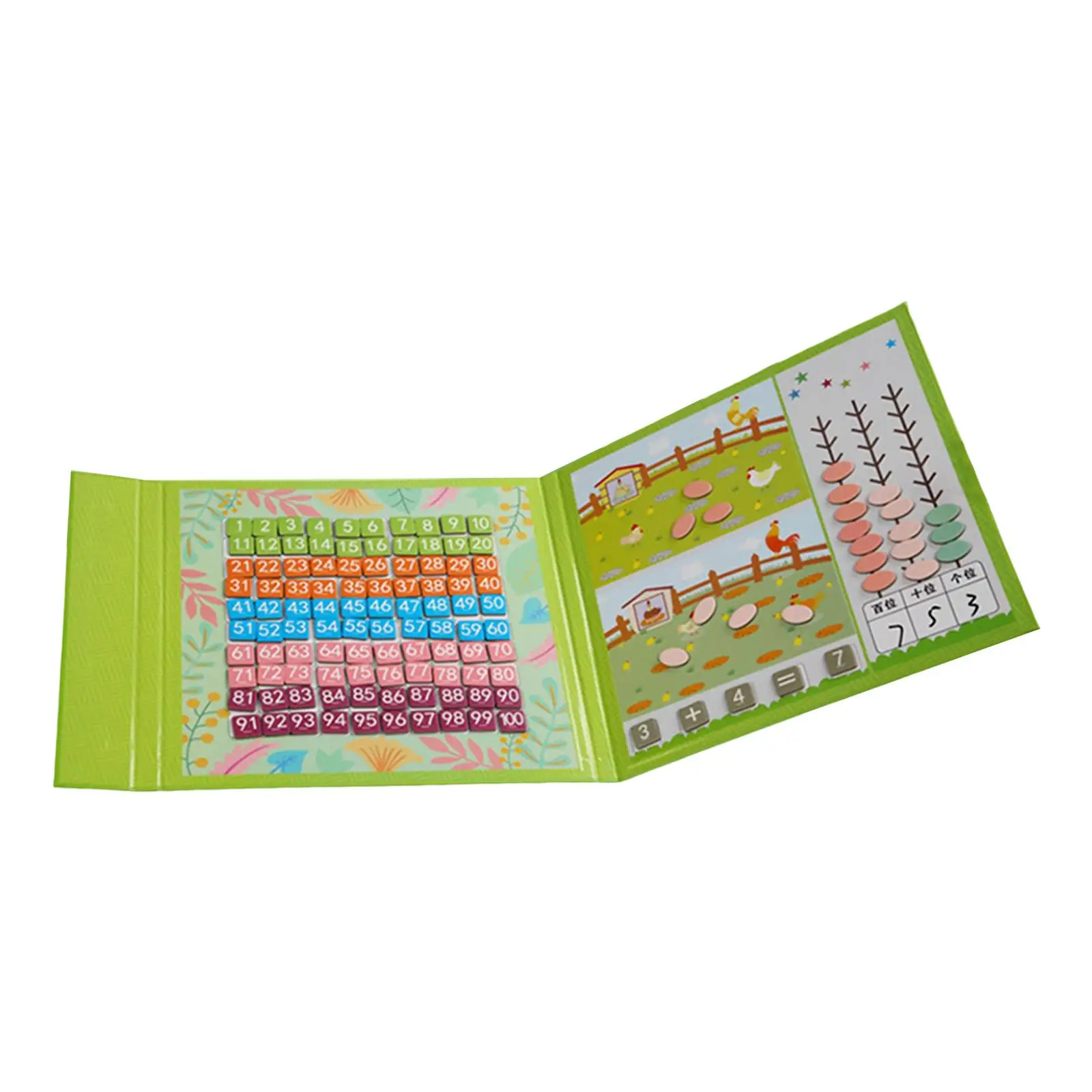Math Learning Toys Early Educational Toy Math Counting Toy Teaching Material for Preschool Elementary Children Toddlers Kids