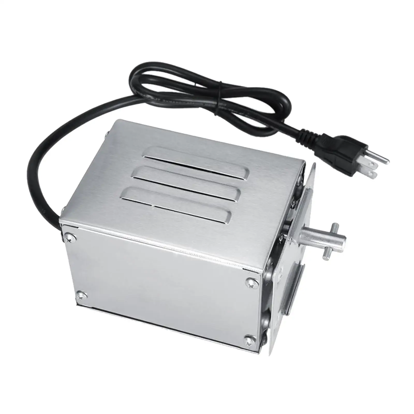 BBQ Grill Motor Rotating Motor Stainless Steel AC 110V 15W for Roasting Furnace Roasted Lambs Piglets Chicken Motor 3-5RPM