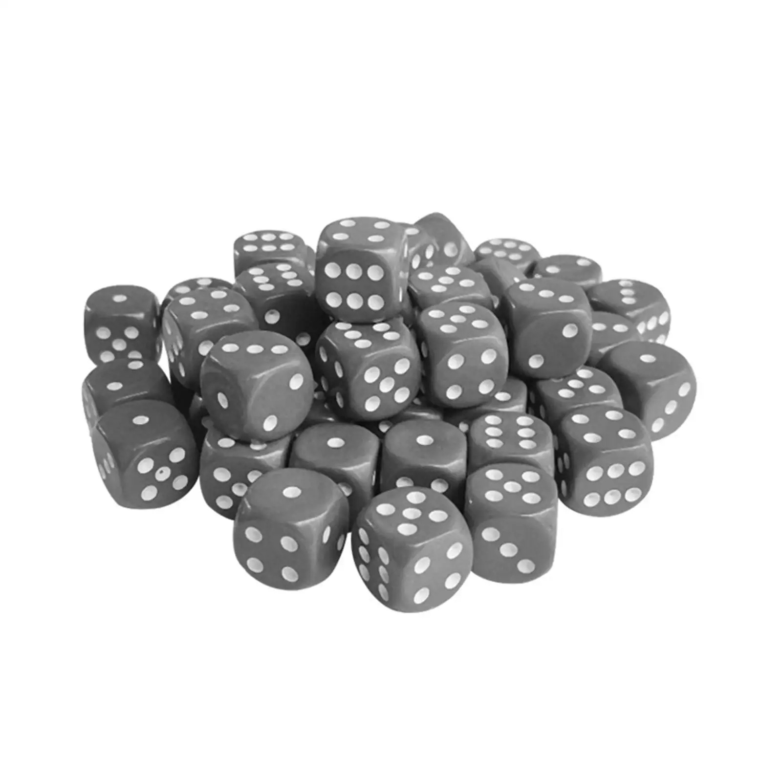 50x Acrylic 6 Sided Dices 16mm Acrylic Dice Board Game Entertainment Toy Party Game Dices Game Dices Polyhedral Dices for Party