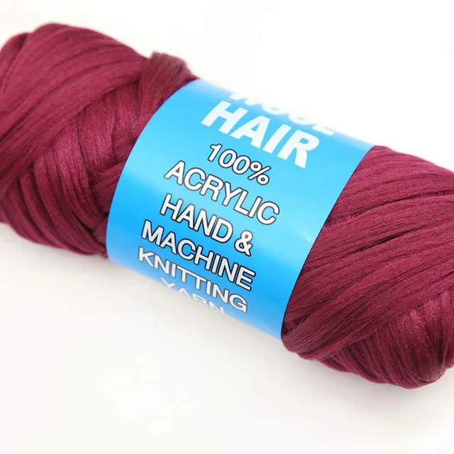 2 Pcs Brazilian Wool Hair Arylic Yarn-Black 1, Shop Today. Get it  Tomorrow!