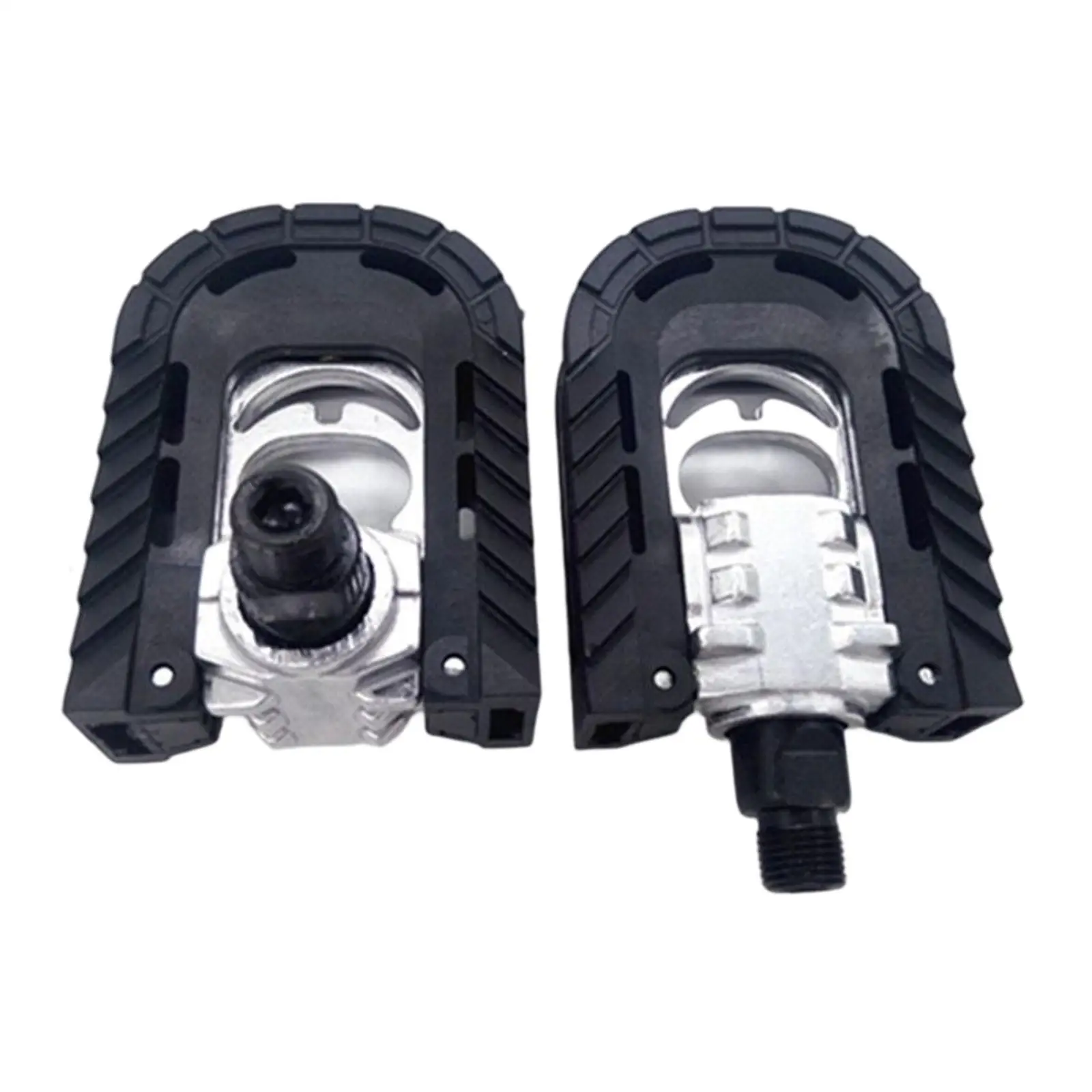 Foldable Bike Pedals Metal Replacement Folded Cycling Pedals Bicycle Folding Pedals for Biking Cycling Parts Road Bikes