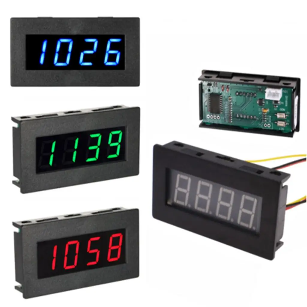 Digital Frequency Tachometer Car Motor Speed Meter RPM Measurement