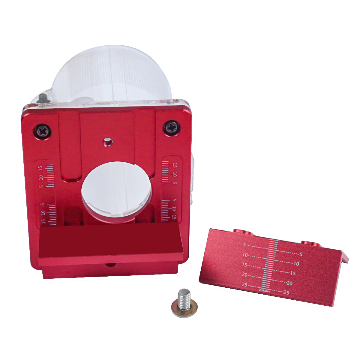 2-in-1-Schlitzfuß und Befestigungshalterung für 65-mm-Trimmmaschine, unsichtbare Befestigungselemente, Holzfräsbasis, Schlitzführung, Locator – Detail 5