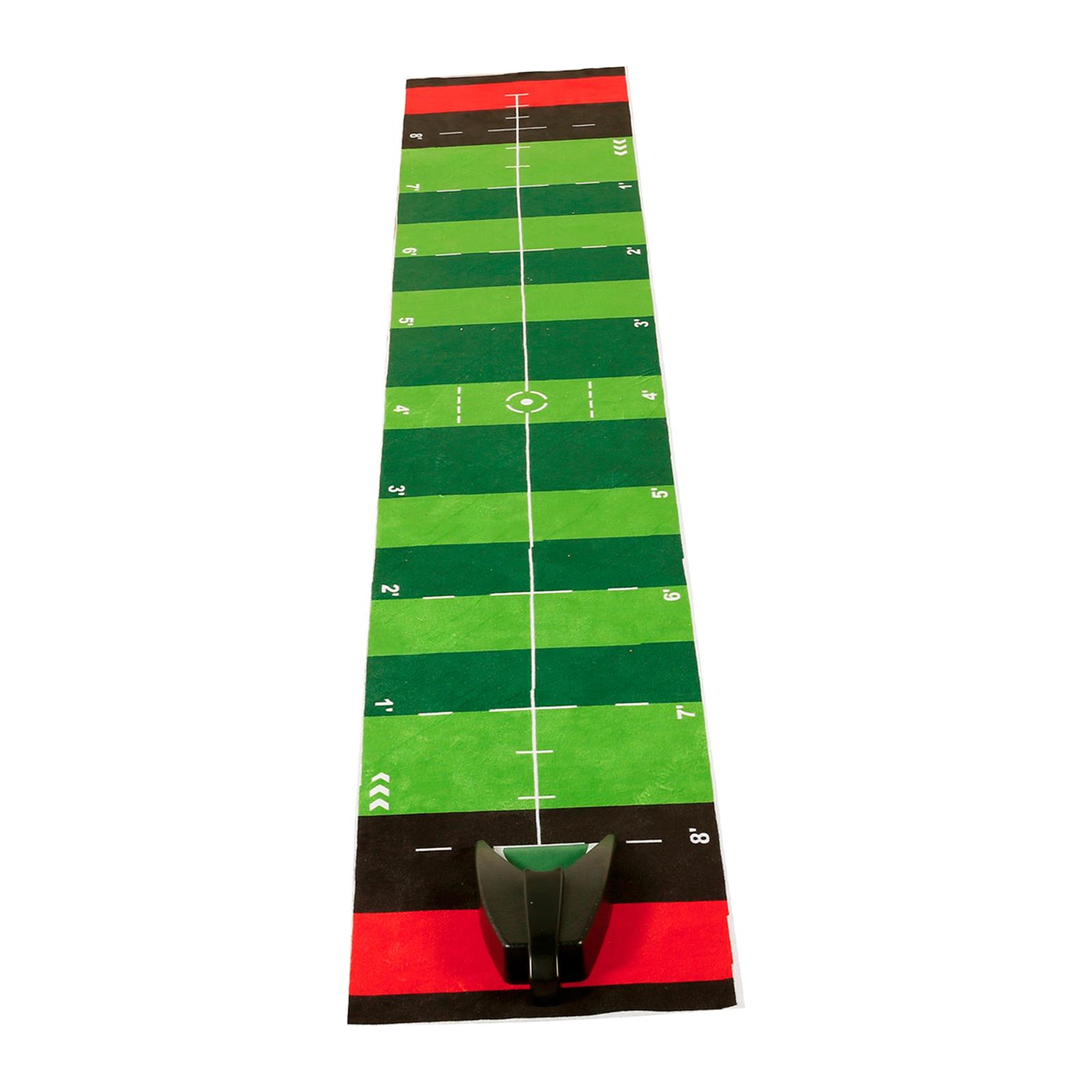 Golf Putting Mat with Ball Return Blanket Exerciser Putting Training Aid Golf Putting Trainer for Amateurs Golf Accessories