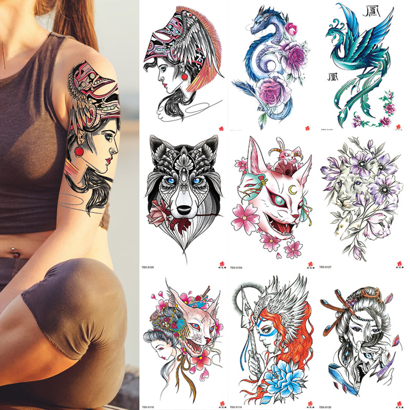 Best of Waterproof Temporary Tattoos Stickers The Lion Rose Snake Dragon Owl Fake Tattooes Men Women Hand Arm Glitter Tattoo Body Art Reviews & Tips