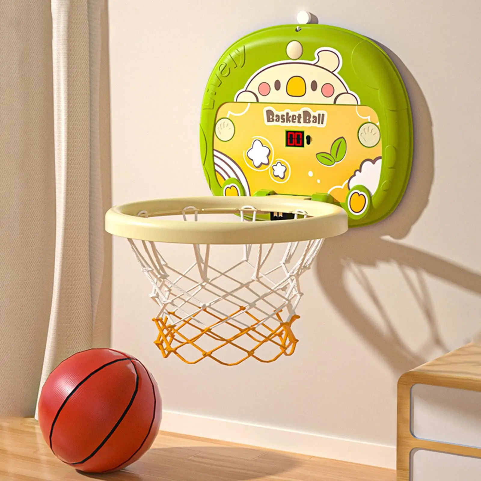 Mini Basketball Hoop Set for Kids Portable on Door Children Plaything Kids