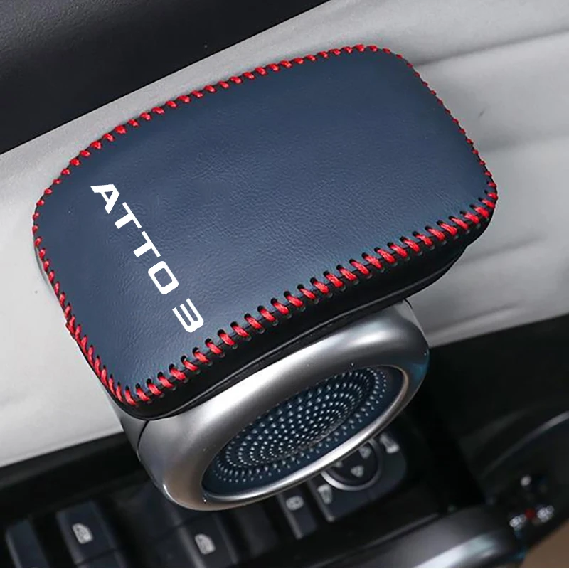 BYD Atto 3 Car Interior Door Handle Protective Cover for BYD Atto 3 YUAN Plus Leather Protective Cover Modified Accessories