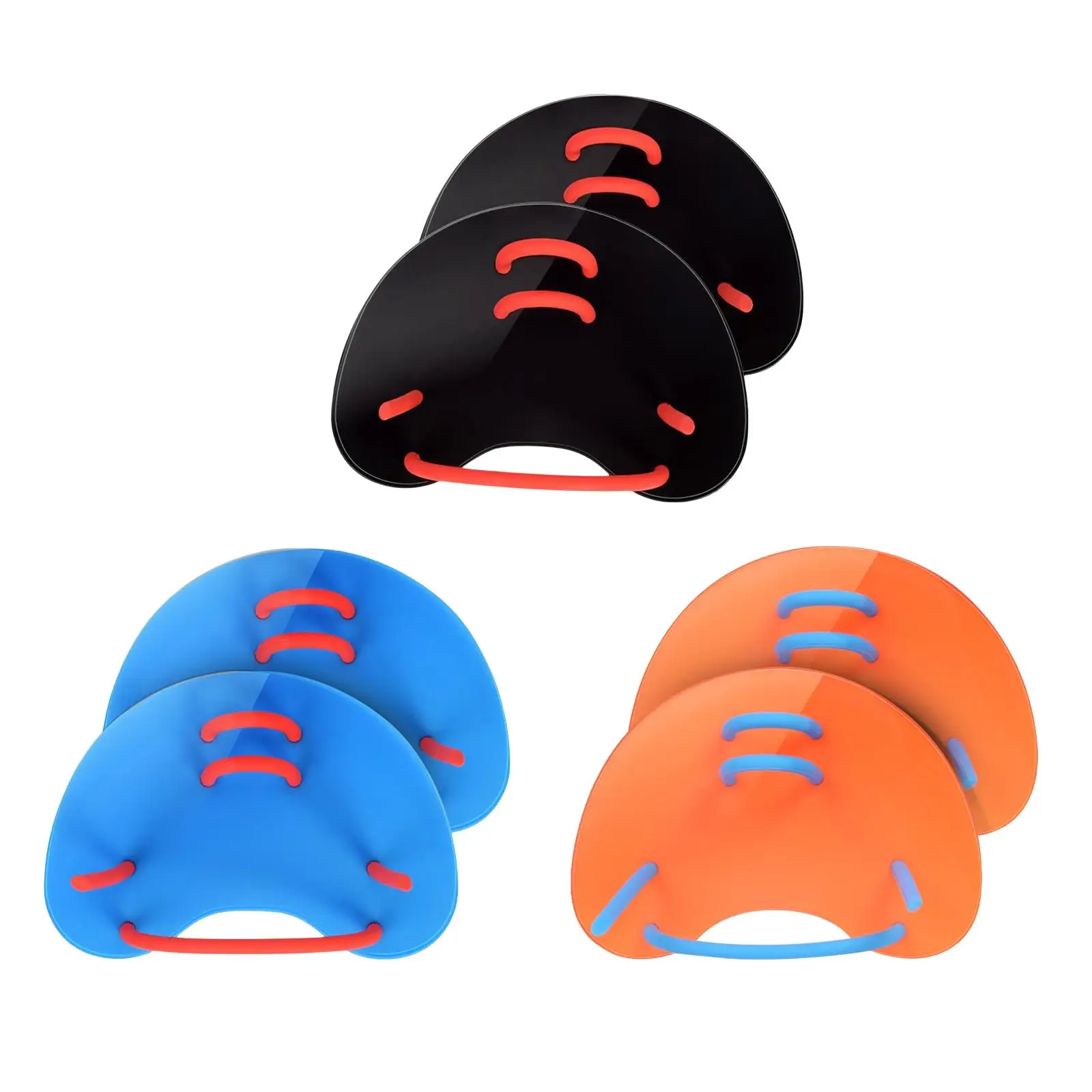 Swimming Hand Paddles Adjustable Palm Paddles for Children Adult Boy Girl
