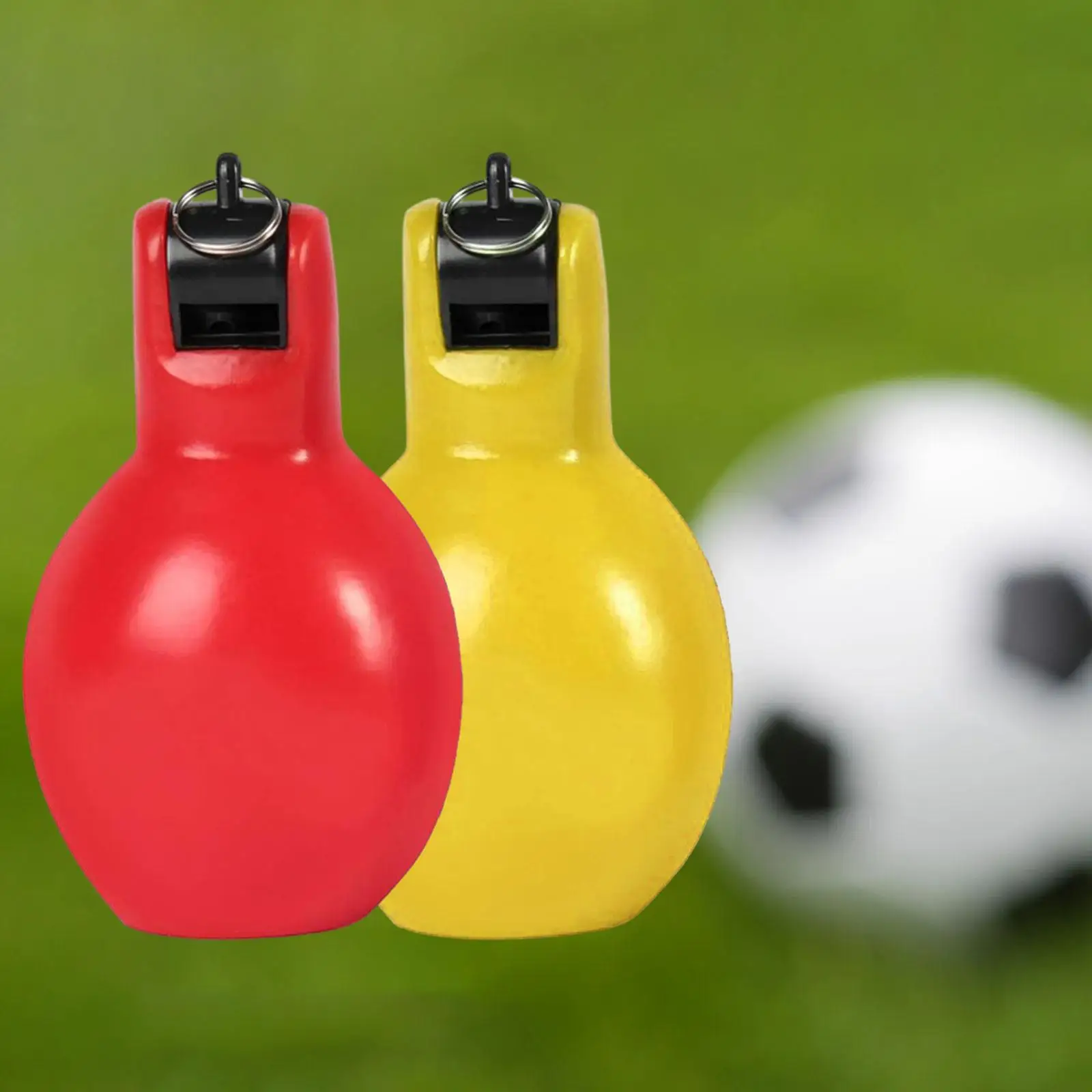 2Pcs Hand Squeeze Whistles, Coaches Sports Whistle, Trainer Whistle for Hiking Home School Football Coaches Referees