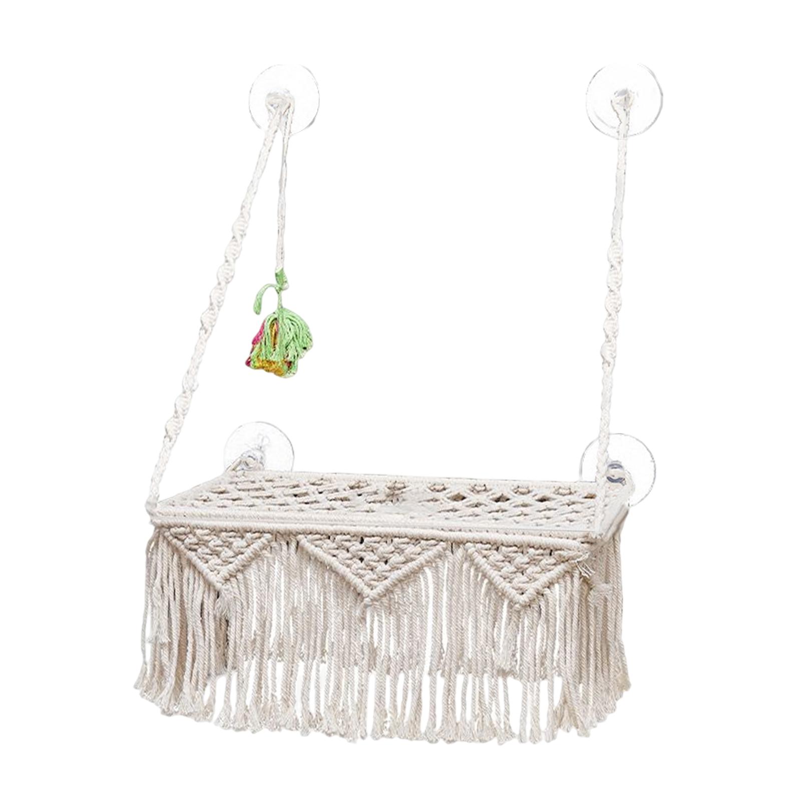 Title 2, Macrame Cat Hammock Saving Boho Sem Tapete Cama...