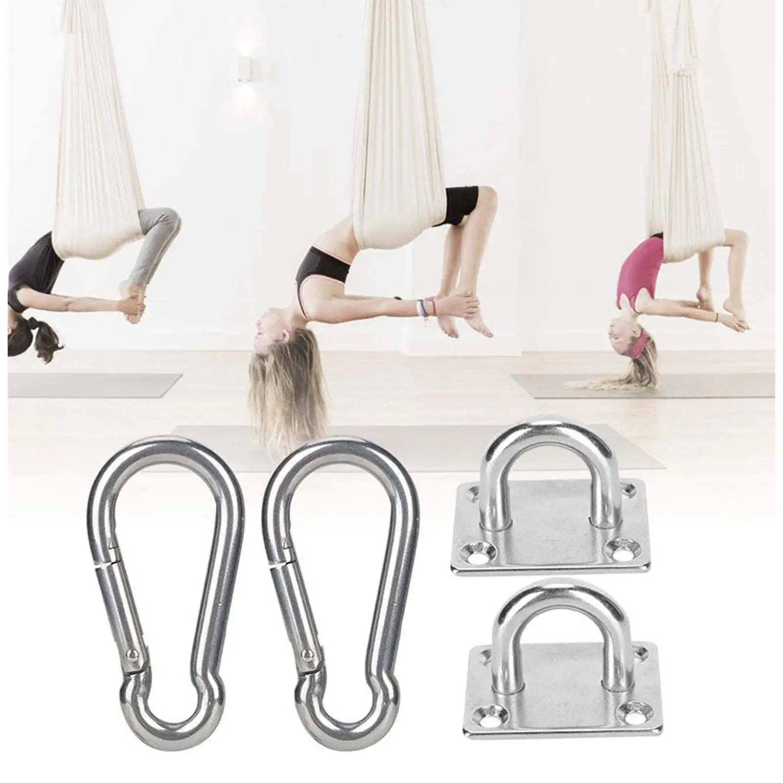 Sturdy Ceiling Anchor Buckle High Strength Aerial Yoga Hanging Hook Hanger
