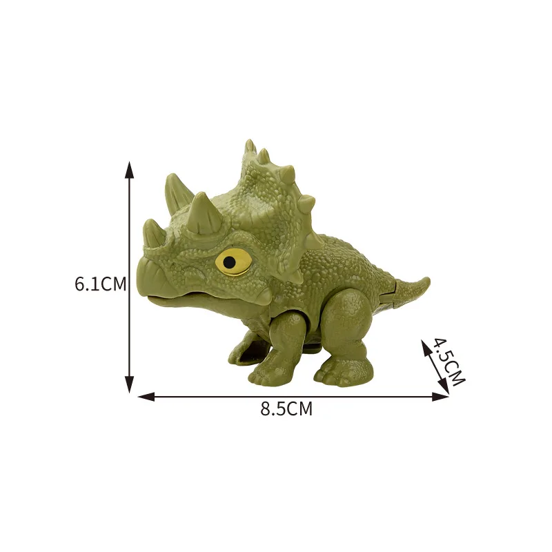 Jurassic Finger Dinosaurier Triceratops Tyranno saurus Modell Spielzeug für Kinder kreative Finger beißen Dinosaurier interaktive Spielzeug Junge Geschenk