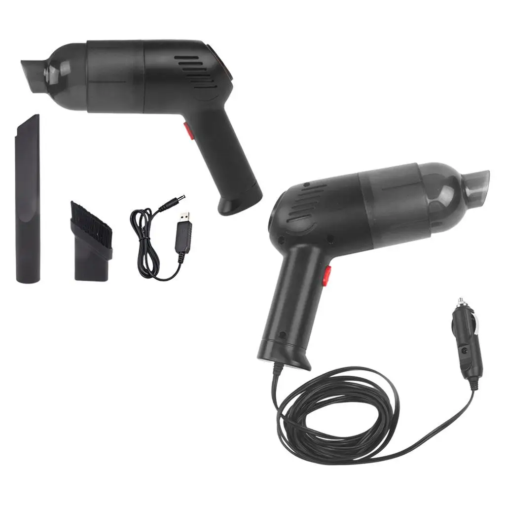 Handheld 120W Car Vacuum Cleaner 12000Pa With Long Nozzle Wet & Dry Cleaning