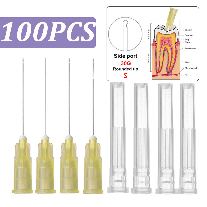 Best of 100Pcs Dental Needle Tip Endo Irrigation End-Closed Side Hole Endo Syringe Root Canal Washing Needle Tip Reviews & Tips