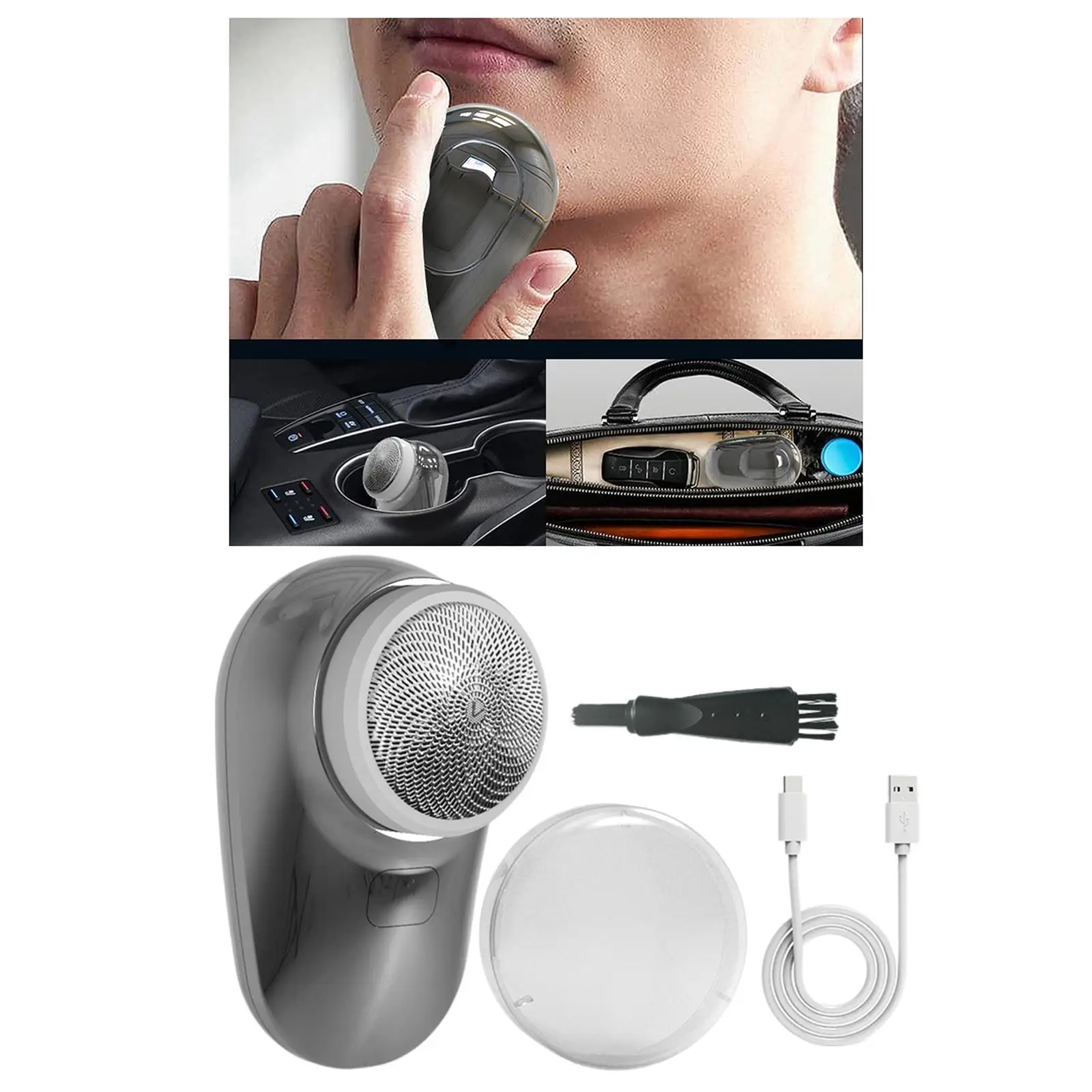 Shaver for Men Mini Shaver Face Cordless Shaver Digital Display Shaver Christmas and New Year Gifts USB Shaver Electric Shaver