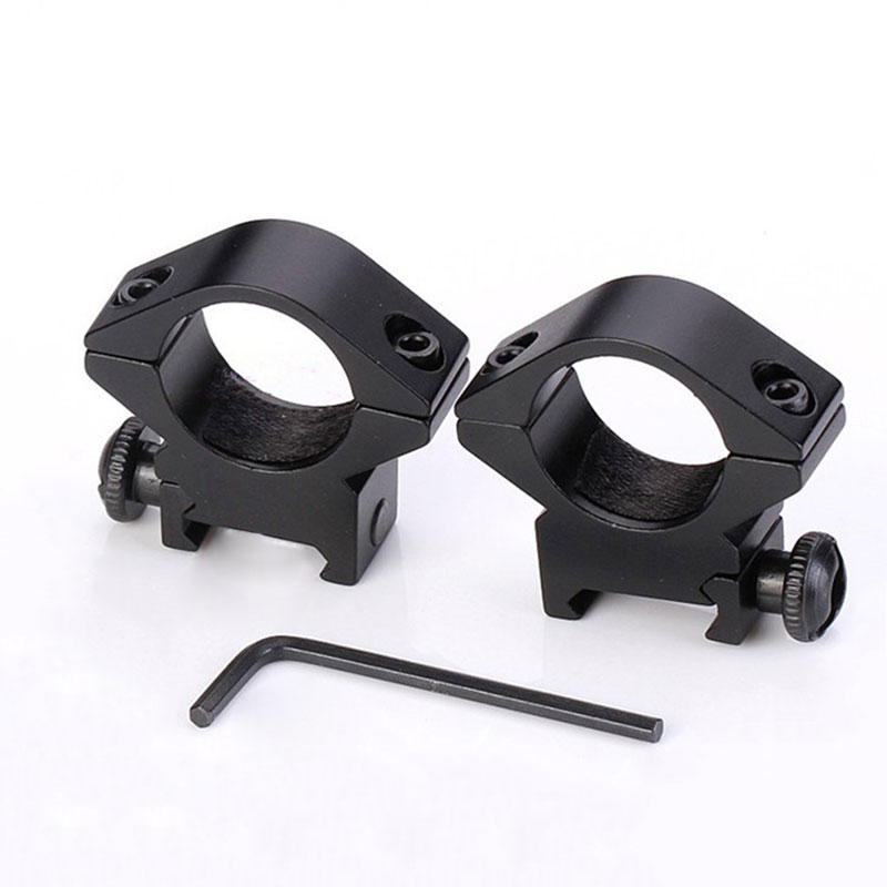 2Pcs Hunting Riflescope Mounts for Dia 25.4mm 30mm Pipe Scopes 11mm Dovetail 20mm Picatinny Rail Mounted Tactical Sights Mounts
