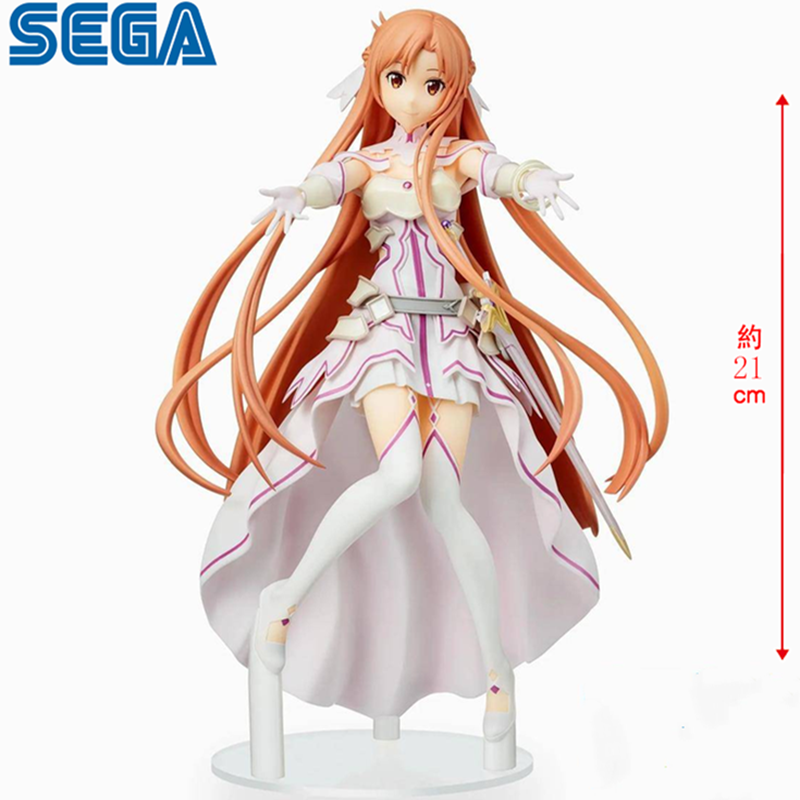 Original Japanese Anime Sword Art Online Coreful Figure Yuuki Asuna Kimono  Ver Action Figures Dolls Kids Toys Christmas Gifts