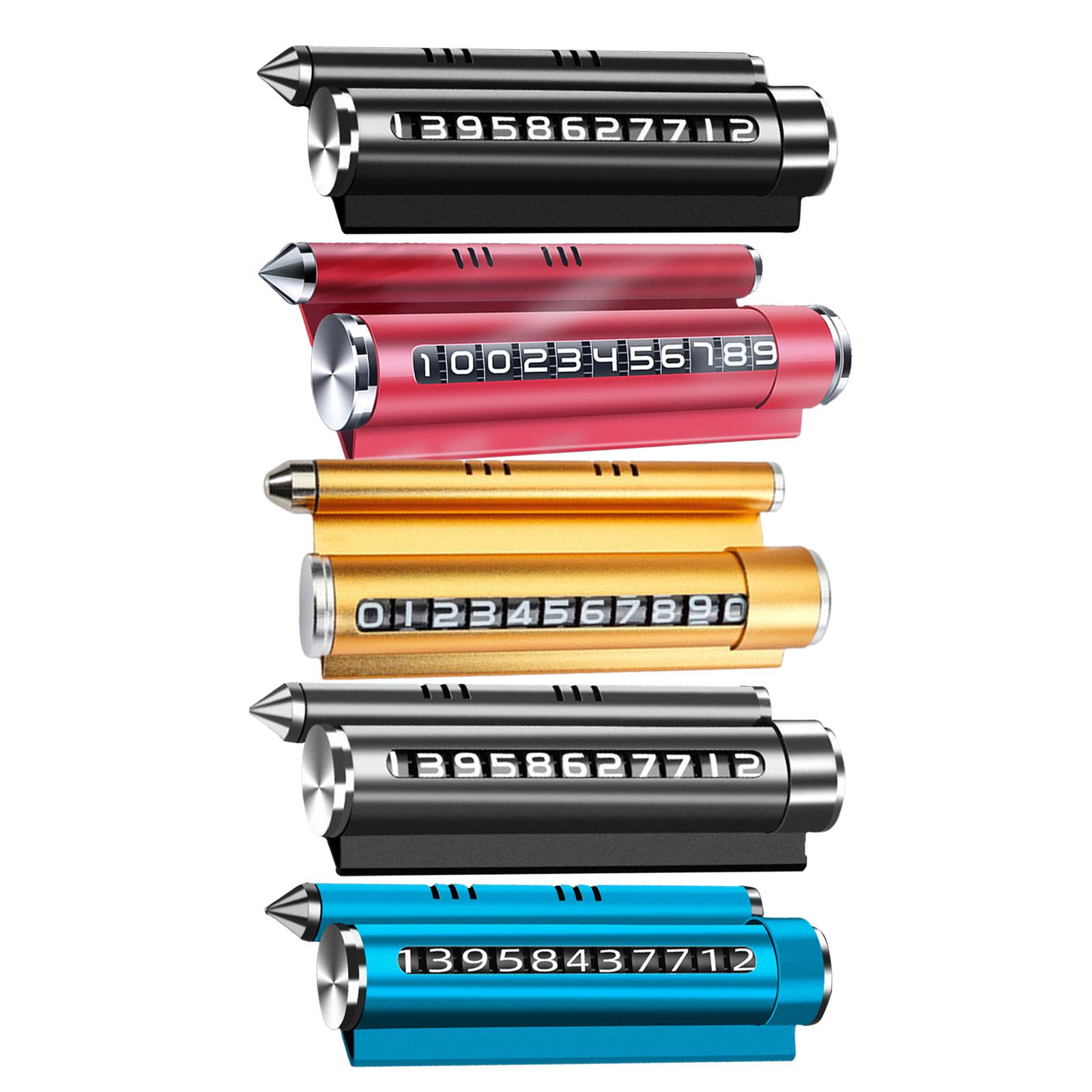 Car Parking Telephone Number Plate Safety Hammer Car Decors Automobile