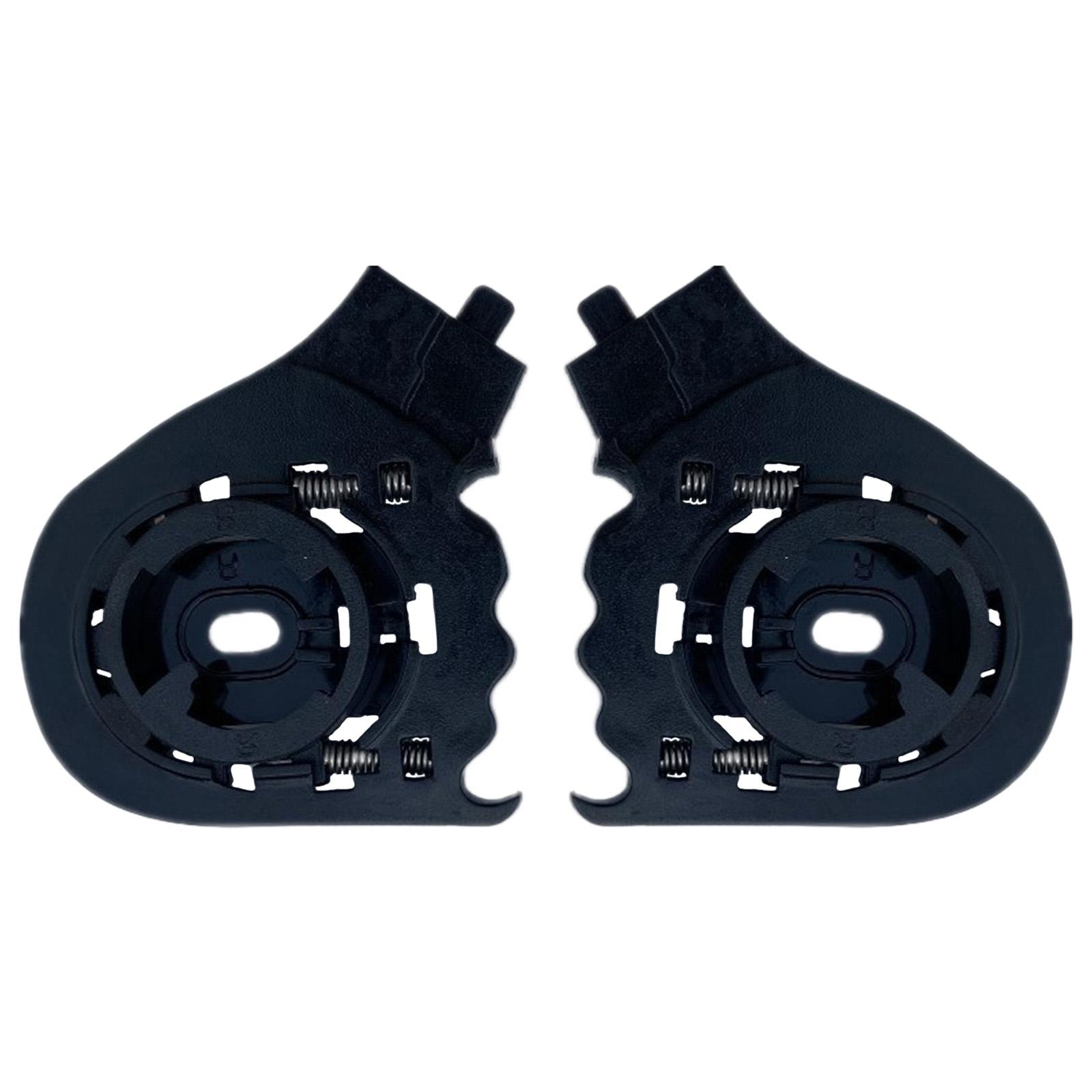 2x Motorcycle Helmet Lens Base Fit for LS2 of569 of578 Helmets Repair Black