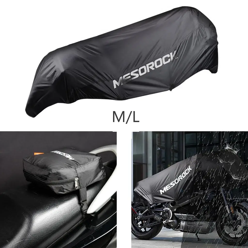Motorcycle Half Cover Travel Ready Motorbike Dust Protector Fit for Touring Cruiser
