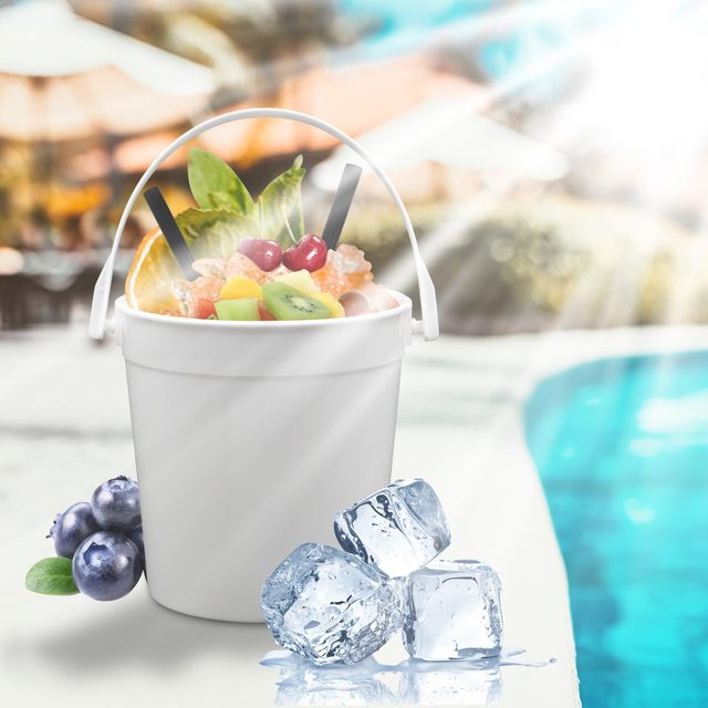  10pcs Ice Cream Bucket Plastic Ice Bucket Freezer 1