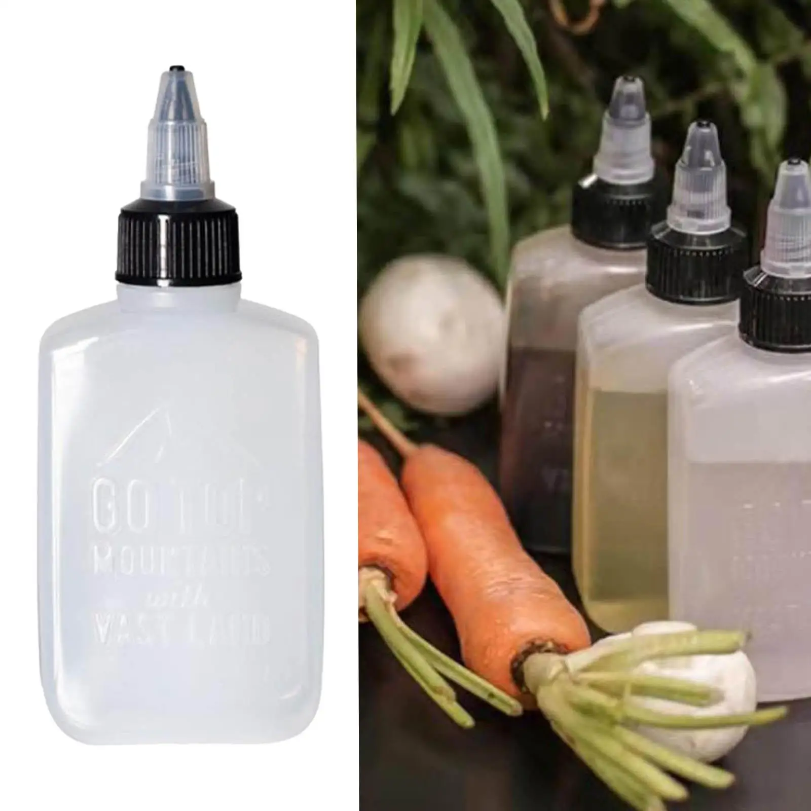 Portable Oil Bottle Sealed Leakproof Liquid Seasoning Bottle Vinegar for BBQ