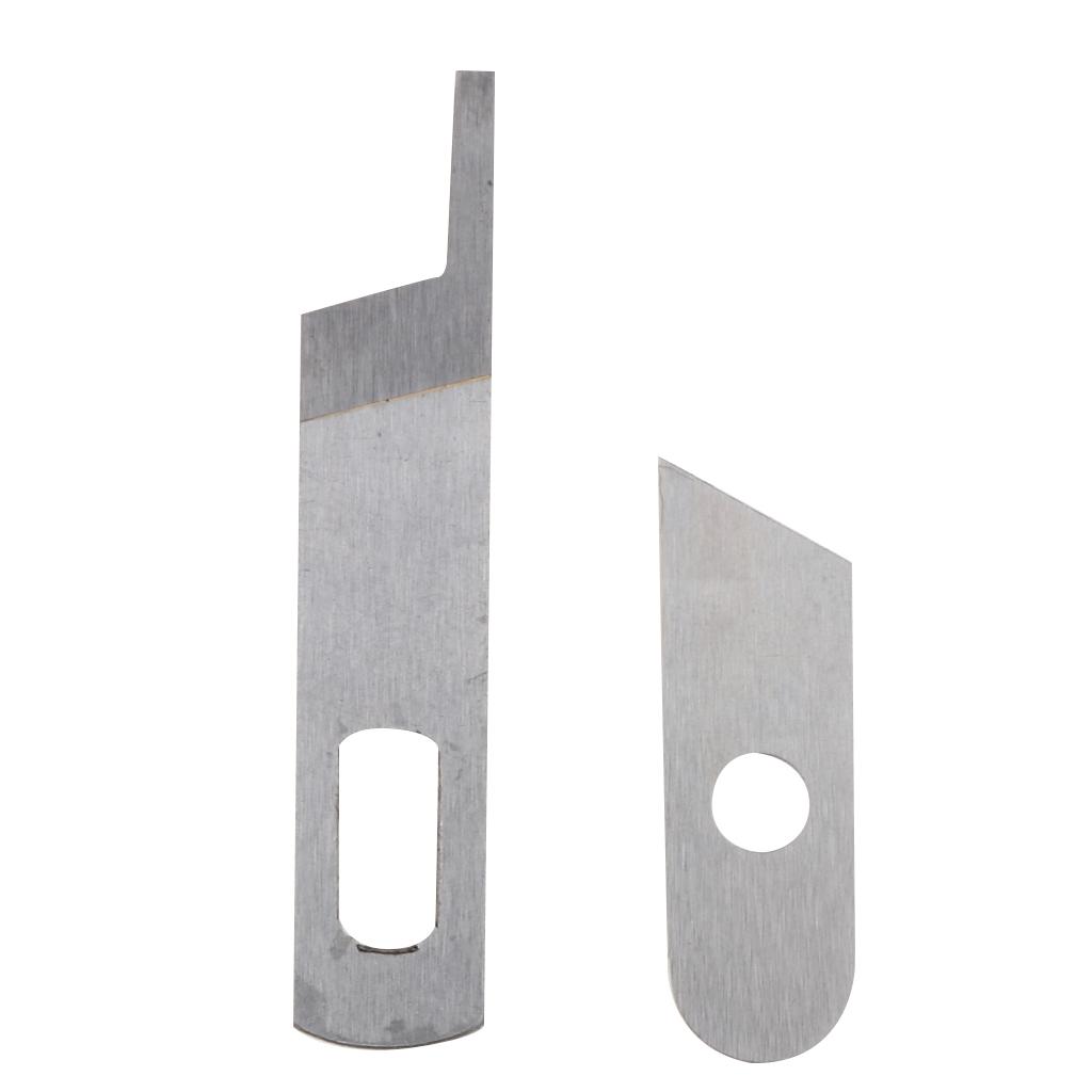 Description Picture 4 of item2Pcs Overlocker Upper Lower Knife Fits for Singer 14CG744 14CG754 14SH644 14SH654 14U544 14U554 14U555 14U557