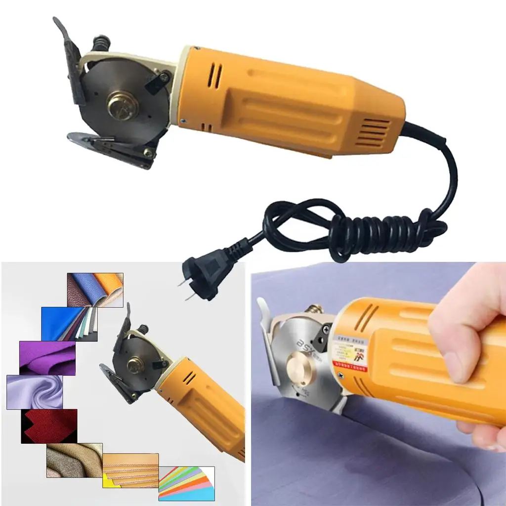 Electric Rotary Fabric Mini Cutter Octagonal Cutting Machine with Parts