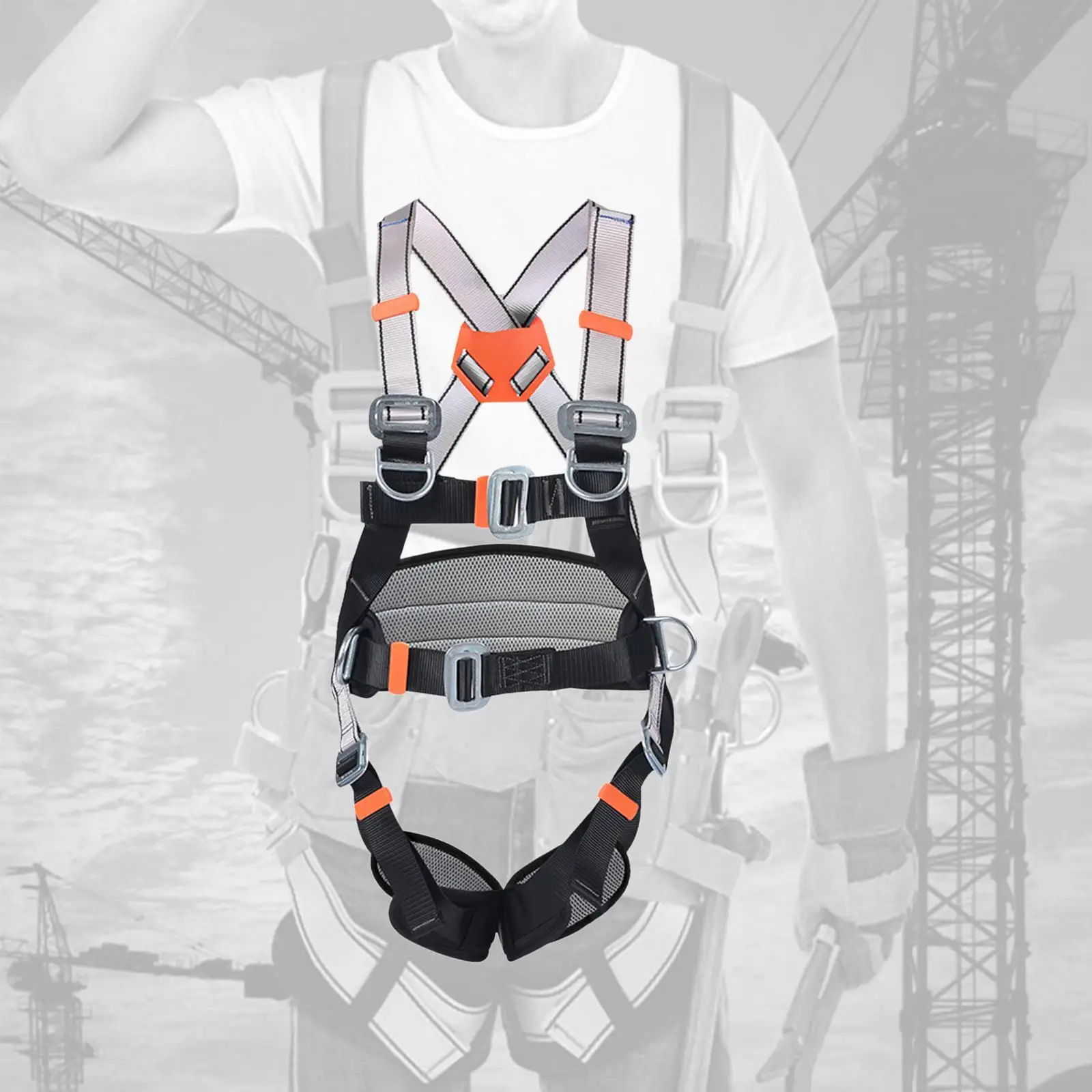 Professional Rock Climbing Harness Full Body Safety  Anti Fall Removable Gear Fall  Equipment Gear Tool  Teen