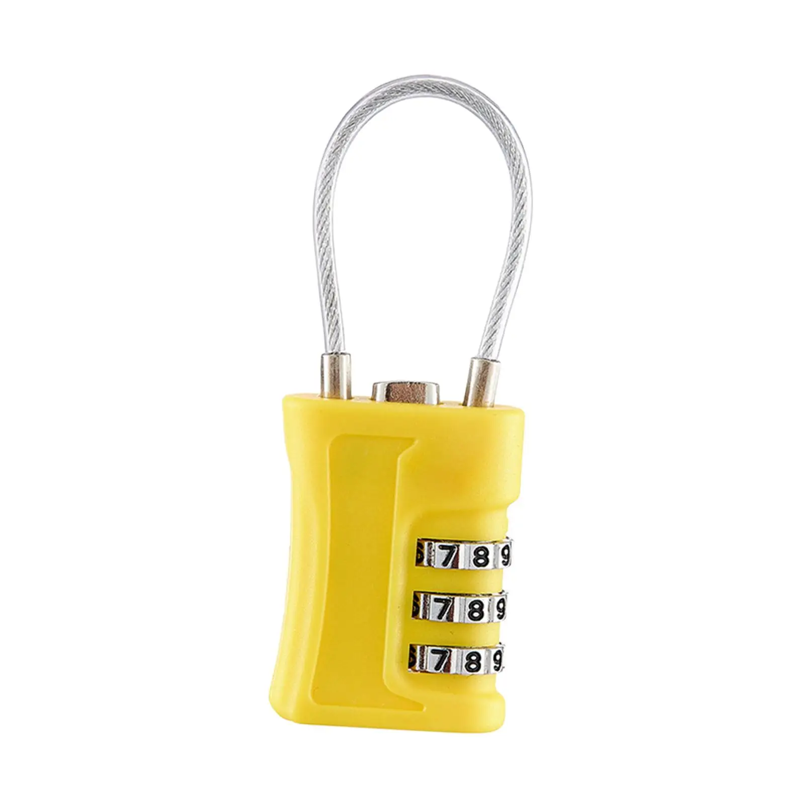 3 Digit Combination Lock Code Lock for Gym Bags Cabinet Storage Going Abroad
