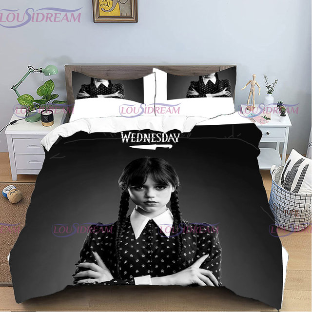 Familia Addams ropa de cama: edredones, fundas, nórdicos,… Ofertas  2️⃣0️⃣2️⃣3️⃣】🛍️ 🛏️ Todo en regalos de Miércoles … en 2023