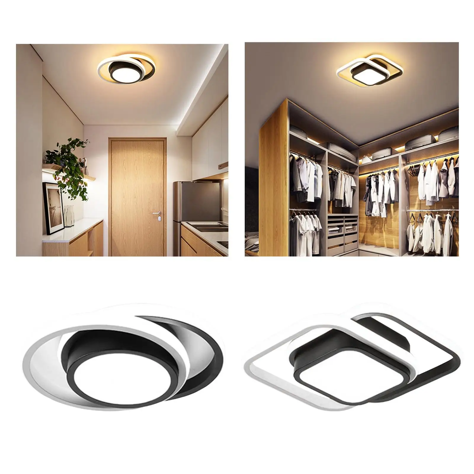 Nordic LED Ceiling Lights  Saving Acrylic for  Lighting Fixtures