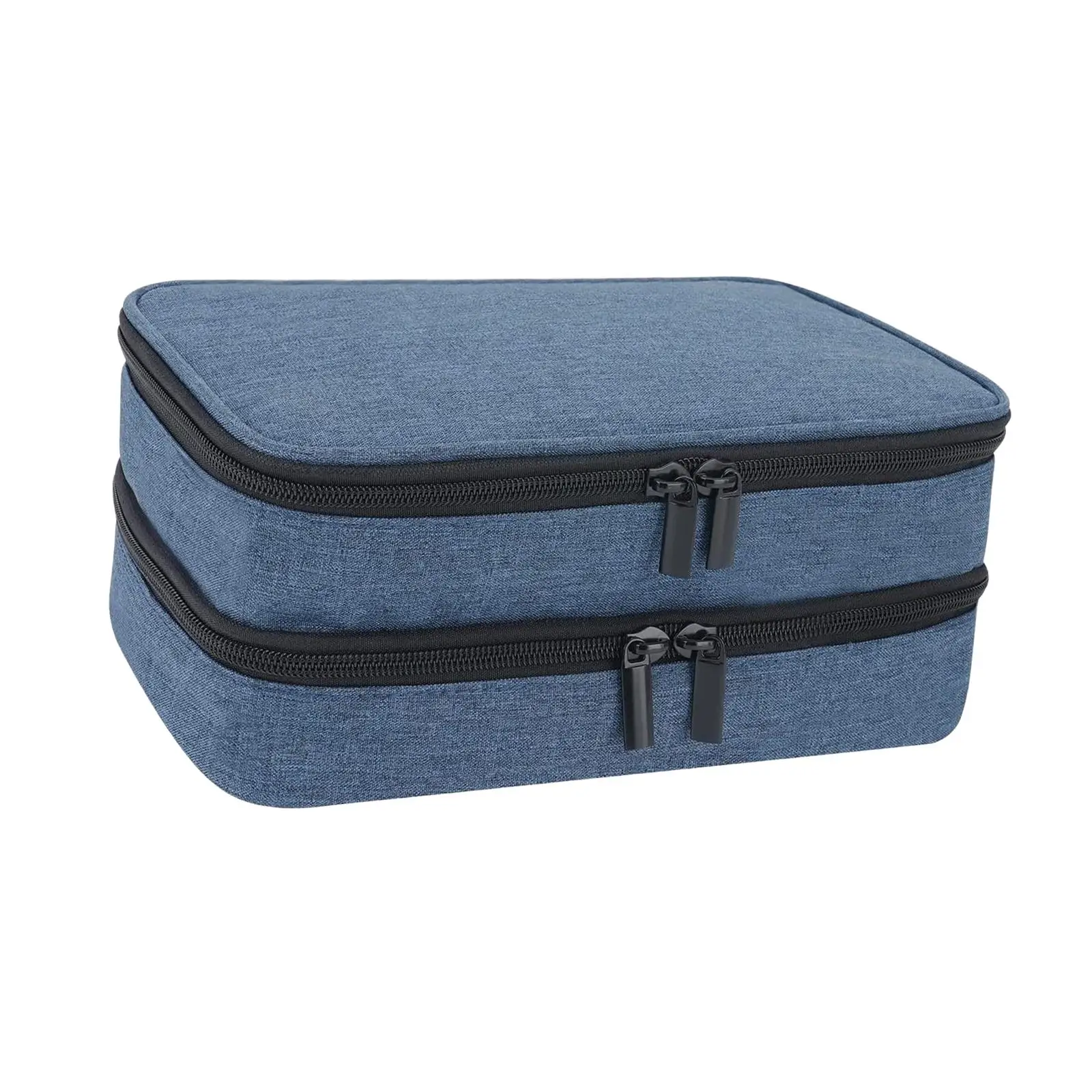 Cooler Travel Case Double Layers Protective Insulation Storage Bag Mini Isolated Pack Travel Bag for Ice Packs Pens Supplies