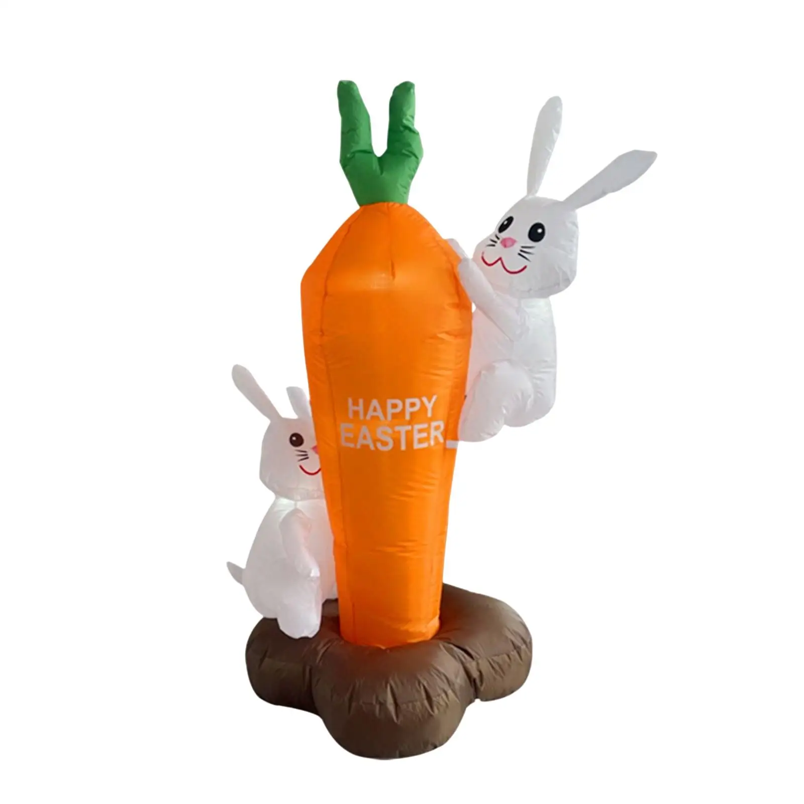 Easter Inflatable Bunny Climbing Carrot Outdoor Decoration for Lawn Garden Holiday