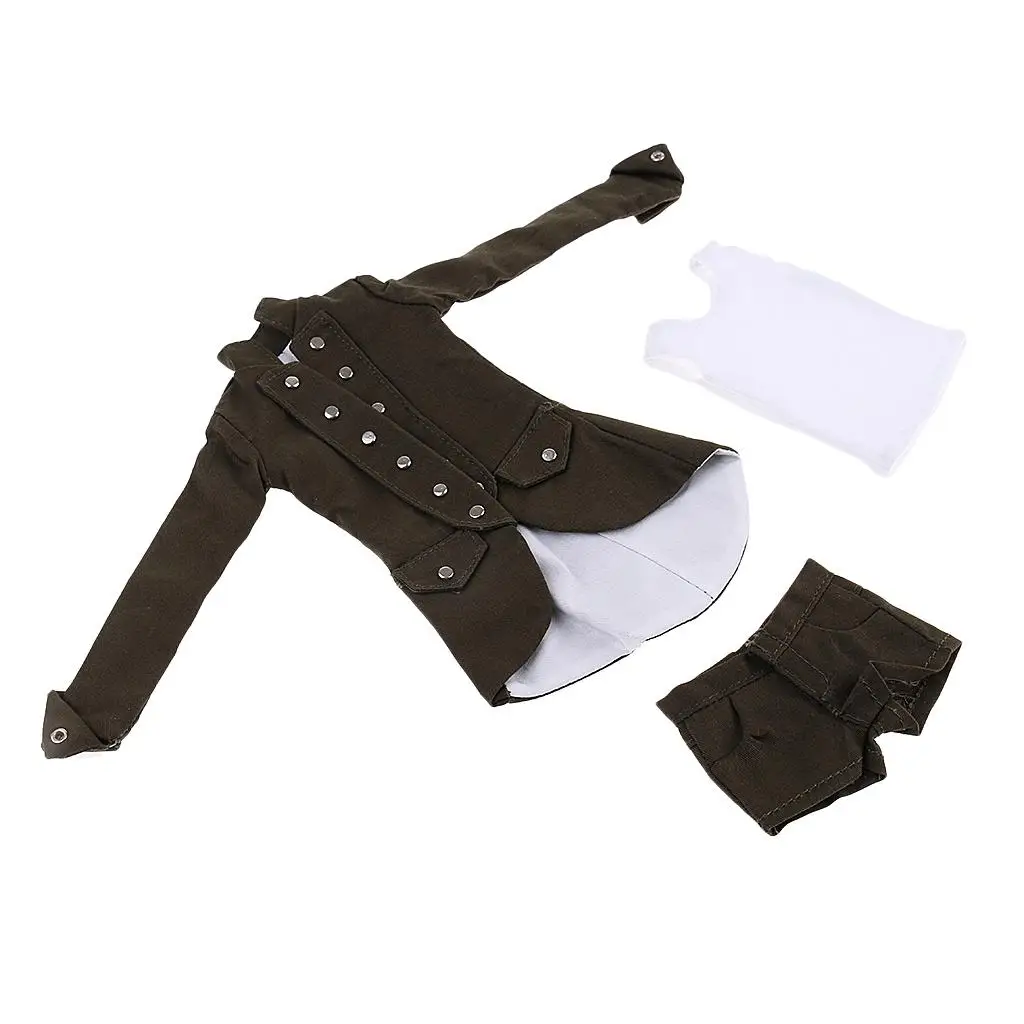 1/6 Gothic  Shorts Sleeveless Garment Set for 12`` Action Figures