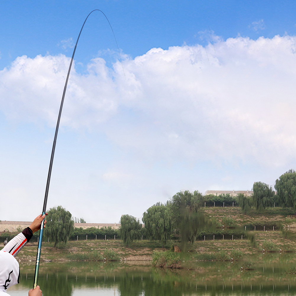 Description Picture 2 of itemPortable Telescopic Fishing Rod Lightweight Freshwater Fishing Tool For Lake River Fishing