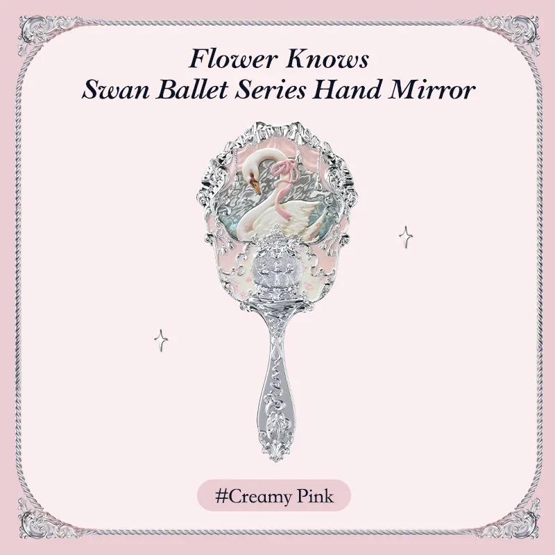 Best of Flower Knows Mirror Swan Ballet Moonlight Mermaid Collection Handheld Mirror Limited White Blue Pink Chocolate Fairy Mirror Reviews & Tips - Image 3