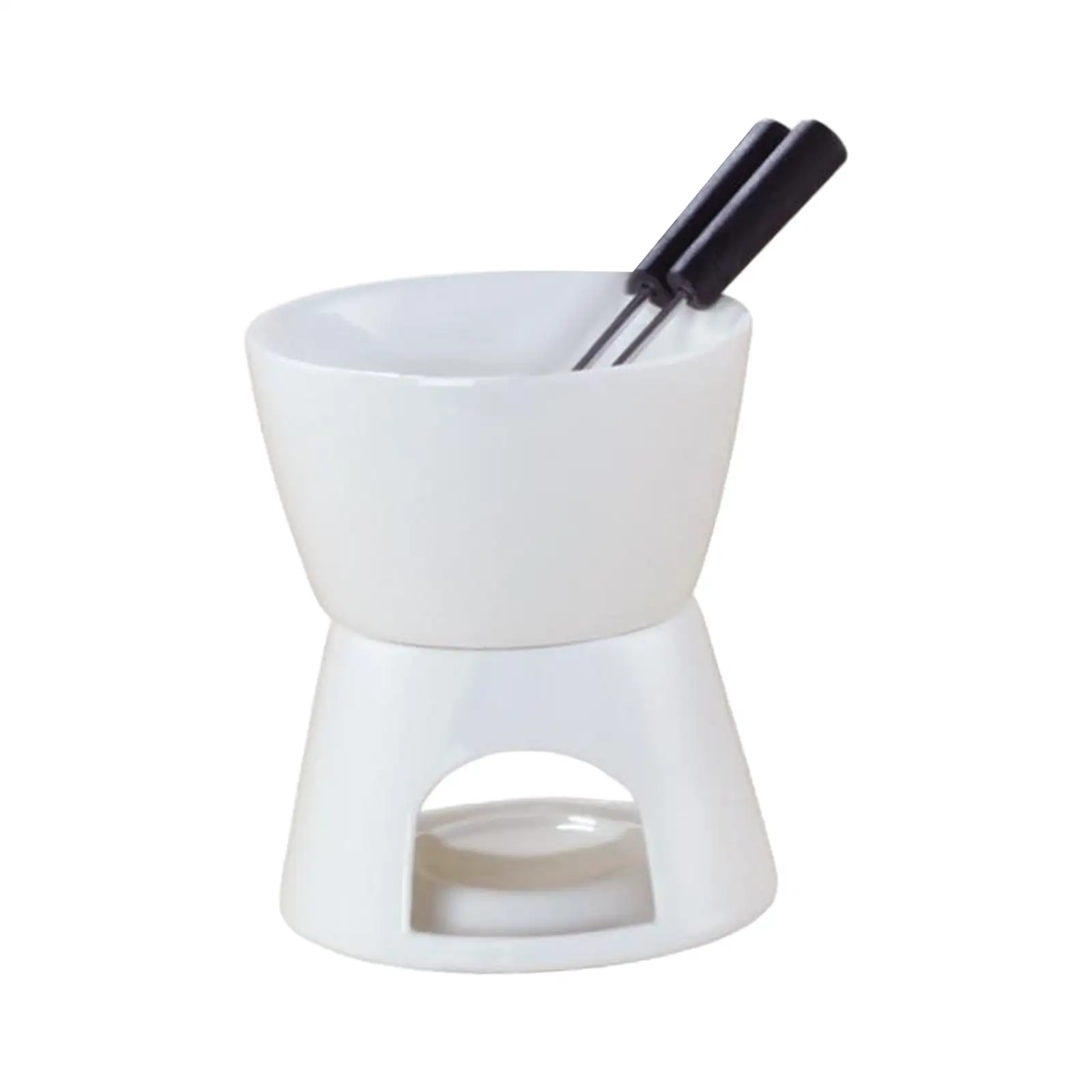 Tea Light Porcelain Melting Pot Engagement Melting Mug Chocolate Fondue Pot