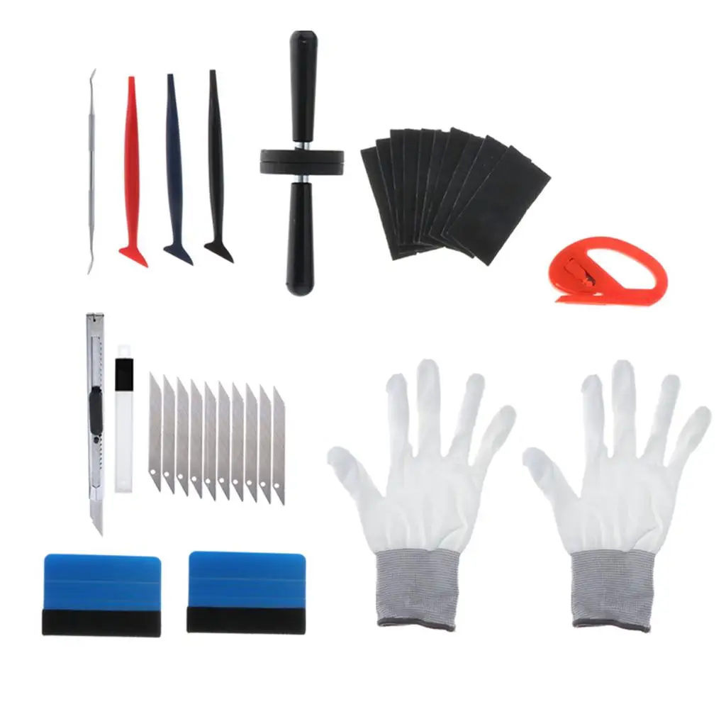 9 in 1 Vinyl Tinting Cars Film Installation Tuck Wrapping Application Tools