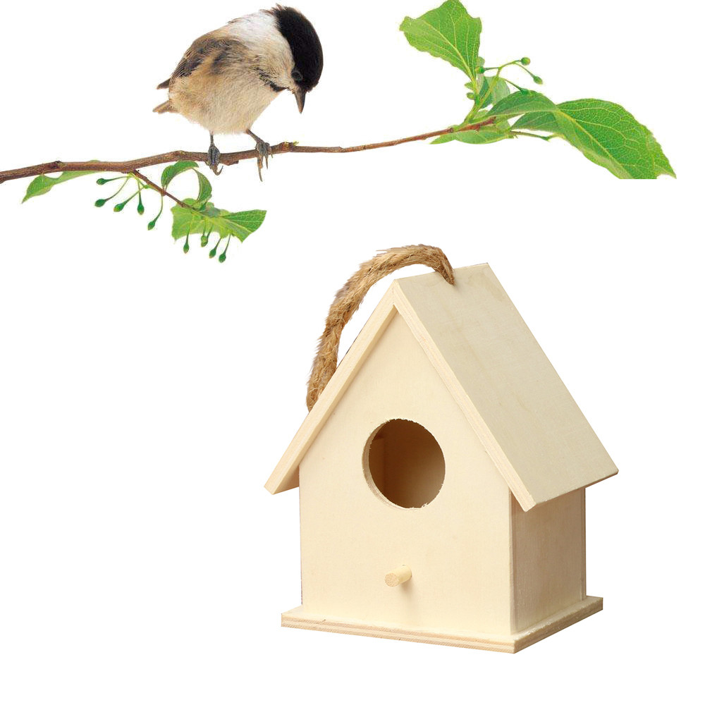 Title 1, High Quality Wood Birds Nest Hummingbird House ...