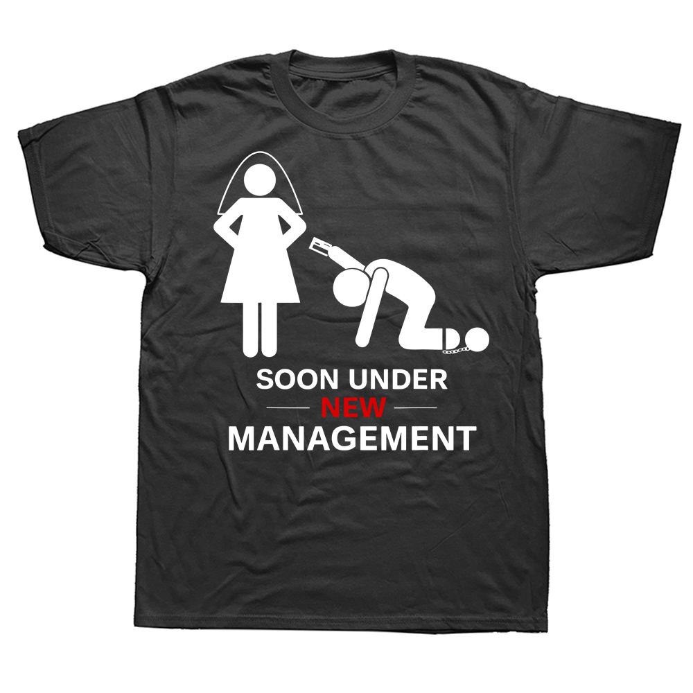 Neuheit Unter Neue Management T Shirts Grafik Baumwolle Streetwear Kurzarm Geburtstag Geschenke Bräutigam Bachelor Party T-shirt Männer – Detail 3