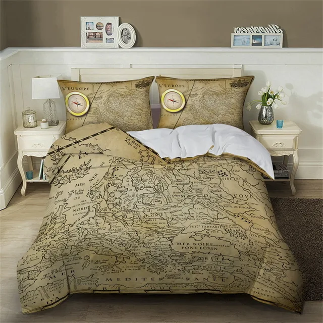 Edredones de Carma Quilt Set Ocean Style Anchor Bedding Set King Anchor  Logo Quilt Cover and 2 Pillowcases for Single Double Bed - AliExpress