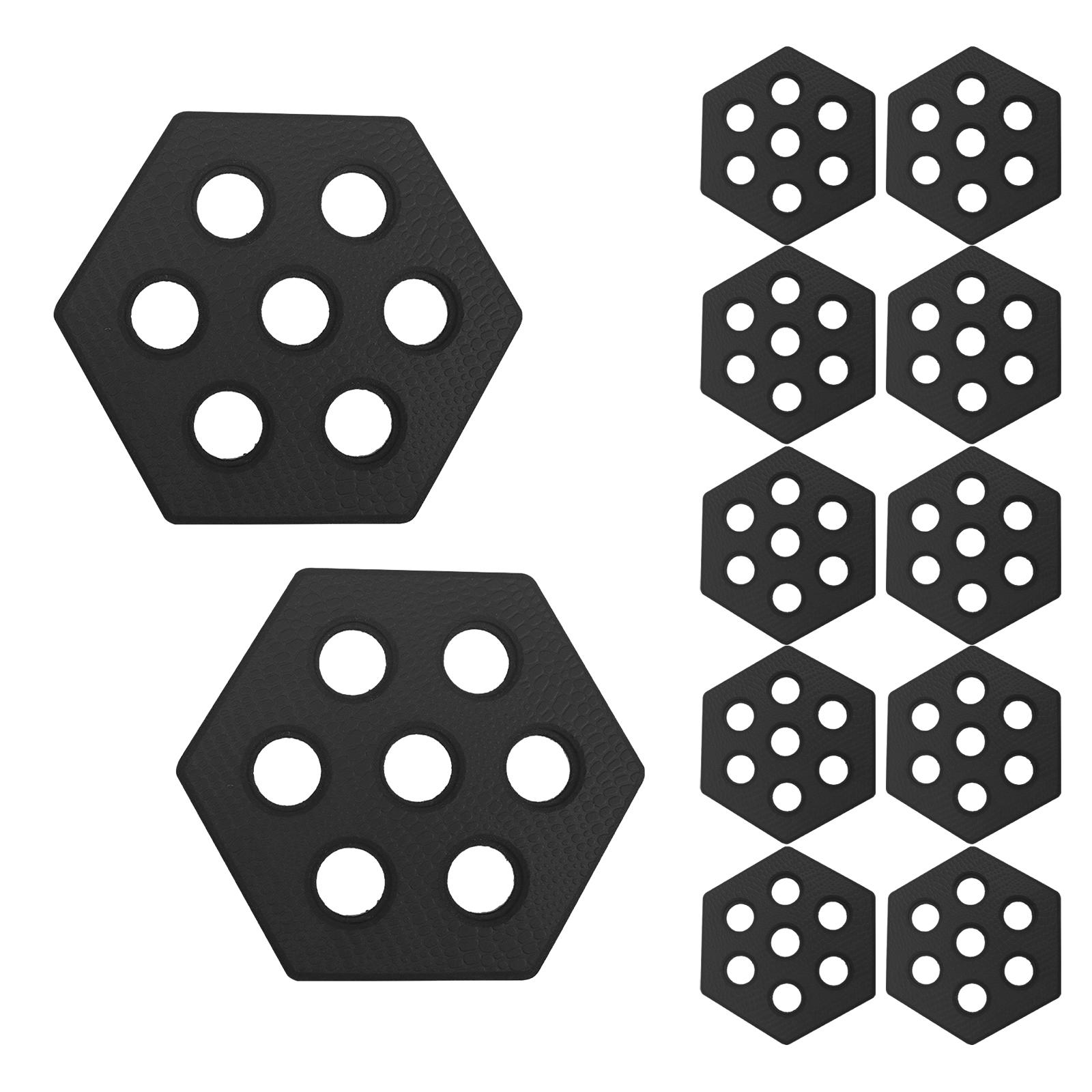 12Pcs Hexagon Surfboard Pads Non Slip Mat Surfpad Premium Deck Pads for Funboard Longboard Skimboarding Surf Boards Paddleboard